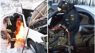 Жесткое дтп в Туве 03.01.2021 столкнулись две легковушки Toyota. В результате дтп погибли 8 человек.