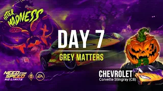 NFS:No Limits | Utter Madness (Chevrolet Corvette Stingray (C8)) - Day 7 (Grey Matters) + Modshop