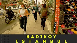 Istanbul City walking Tour 4k - walking around Kadikoy Istanbul- 4K UHD 60FPS - Istanbul City 2021
