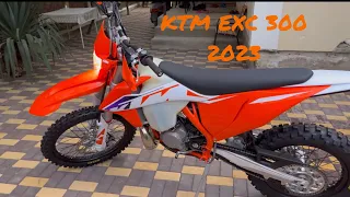 KTM EXC 300 2023 год, распаковка.