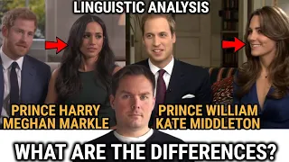 Analyzing the Extreme Differences Between Meghan & Harry and William & Kate in Engagement Interviews