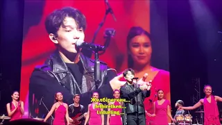 Dimash Димаш - Archive. Interact with fans at the concert in London 2018 🌹🌷