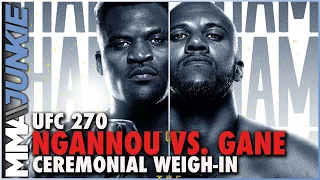 UFC 270: Ngannou vs. Gane ceremonial weigh-in