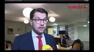 Jimmie Åkesson Kommenterar Sverigedemokraternas Möte Om Folkomröstning Kring Invandringen 2015-12-16