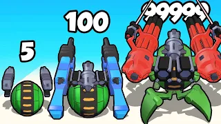 WAR RACE - Satisfying Mobile Games (NOOB vs PRO vs HACKER)