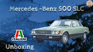 🚦Mercedes-Benz 500 SLC🚦𝕌ℕ𝔹𝕆𝕏𝕀ℕ𝔾🚦 Italeri #124scale #carmodel #mercedes #mercedesbenz