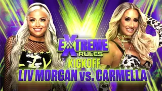 Liv Morgan Vs Carmella - WWE Extreme Rules Kickoff 2021 (En Español)