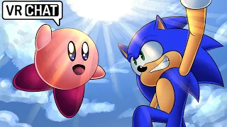SONIC MEETS KIRBY IN VR CHAT