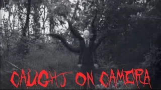 SLENDER MAN CAUGHT ON CAMERA!! (is it REAL?)