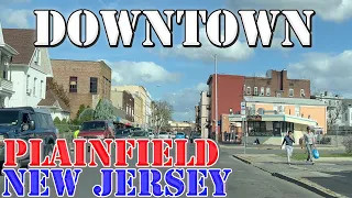 Plainfield - New Jersey - 4K Downtown Drive