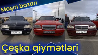 Maşın bazarında Çeşka Mercedes qiymətləri yeni çəkiliş