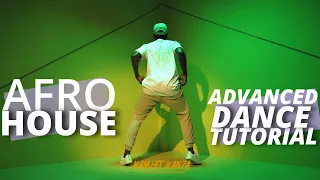 Afro house dance tutorial with names of moves