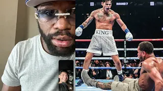 Floyd Mayweather HITS UP Ryan Garcia on FACETIME to GIVE PROPS for DESTROYING Devin Haney