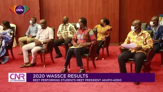 Best performing students in 2020 WASSCE meet President Akuffo-Addo | Citi Newsroom