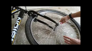 BİSİKLET NASIL TAMİR EDİLİR? HOW TO REMOVE BICYCLE FRONT WHEEL / HOW TO REPAIR BICYCLE