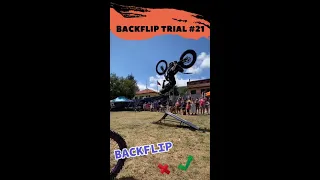 Backflip trial FAIL #21 Dash Cam Moto