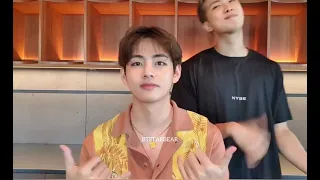 [日本語字幕]VLIVE BTS Taehyung & Namjoon Duets BOYZ II MEN 20210724