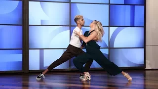 Jordan Fisher & His 'DWTS' Pro Partner Lindsay Perform a Sexy Samba