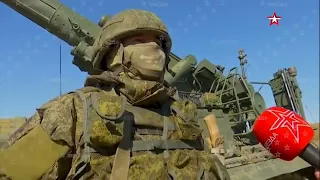 203 mm super heavy Malka guns pound ukrainian units