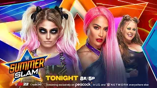 WWE Summerslam 2021: Alexa Bliss vs Eva Marie