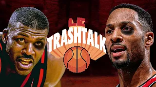 LE COACH S'INTERPOSE ENTRE CES 2 JOUEURS - LE TRASHTALK #1 - LARRY JOHNSON VS ALONZO MOURNING