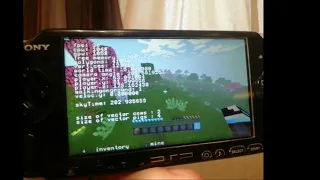 PSP MineCraft overclock!