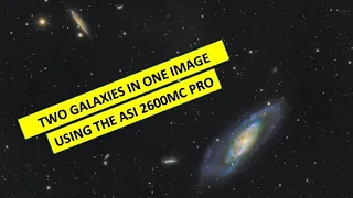 Photographing the M106 Galaxy with the ASI 2600MC Pro -  Deep sky astrophotography