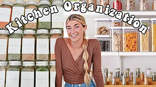 EXTREME KITCHEN ORGANIZATION! SATISFYING (Spice drawer, Pantry & more)