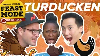 Craziest Thanksgiving Foods Taste Test • Feast Mode Hunger Squad