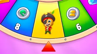 Talking Tom Gold Run - 20 TIMES SPIN WIN A FREE CHARACTER UNLOCKED PIRATE GINGER