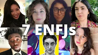 7 ENFJs with Meghan LeVota, Denzel Mensah, Rebecca Pebble, Leeann Euker, Stephanie, Vicky & Rivkah