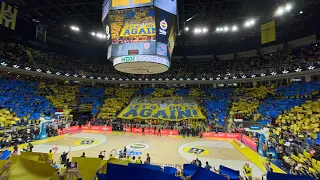 FENERBAHÇE BEKO VS OLYMPIACOS THY EUROLEAGUE PLAYOFF 3.MAÇI MAÇ ÖNÜ SEROMONİSİ VE KOREOGRAFİ