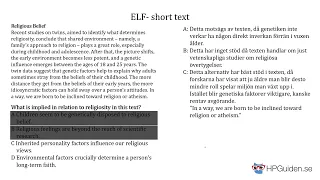 Allt om högskoleprovet - ELF Short text