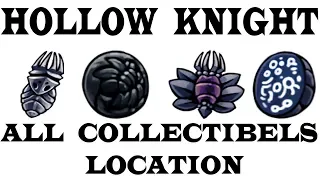 All collectibles location on map ,Hollowknight