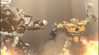 Ironhide VS Battletrap - Transformer Stop Motion