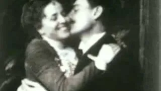 From 1900: Two People Kissing in Public