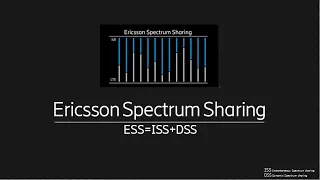 Concept of Ericsson Spectrum Sharing (ESS=ISS+DSS)