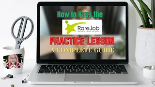 How to Pass Rarejob's Practice Lesson in One Take | RAREJOB Practice Lesson Tips