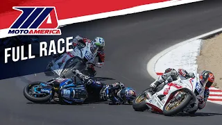 MotoAmerica REV'IT! Twins Cup Race 1 at Laguna Seca 2023