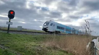 Arriva WINK sneltrein raast langs! • Grijpskerk, Groningen • 26/01/2023