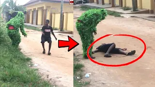 HE FAINTED-Bushman Prank Gone Wrong