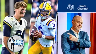 Rich Eisen on JJ McCarthy & Jayden McDaniels’ Battle to Be 2nd QB Selected in the NFL Draft