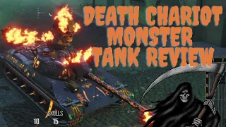 Death Chariot Monster Tank Review. 4K gameplay. WOT Console.