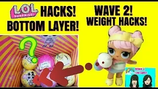 HACKS BALL PLACEMENT WEIGHT HACKS FULL BOX LOL SURPRISE DOLLS CONFETTI POP WAVE 2  HUNT FOR PUNK BOI