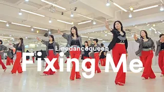 Fixing Me Line Dance l Intermediate l 픽싱 미 라인댄스 l Linedancequeen l Junghye Yoon