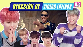 *SUB* K-pop idols reaccionan a música latina | Danna Paola, Ozuna, Luis Fonsi, Sebastián Yatra