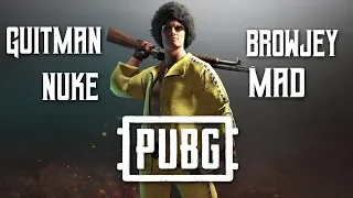 Guitman, Nuke, Browjey и Mad играют в PUBG (самые интересные моменты)