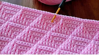 Wonderful Crochet Pattern for Blanket, Bag and Sweater! Very Easy Crochet Stitch for Beginners