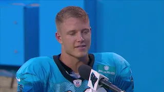 Christian McCaffrey on playing in Joe Brady's Offense: Panthers Practice All-Access