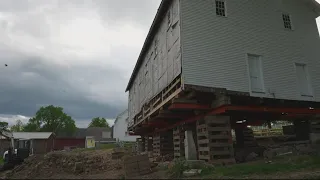 Historic 200-year-old Shaker building gets a lift — literally